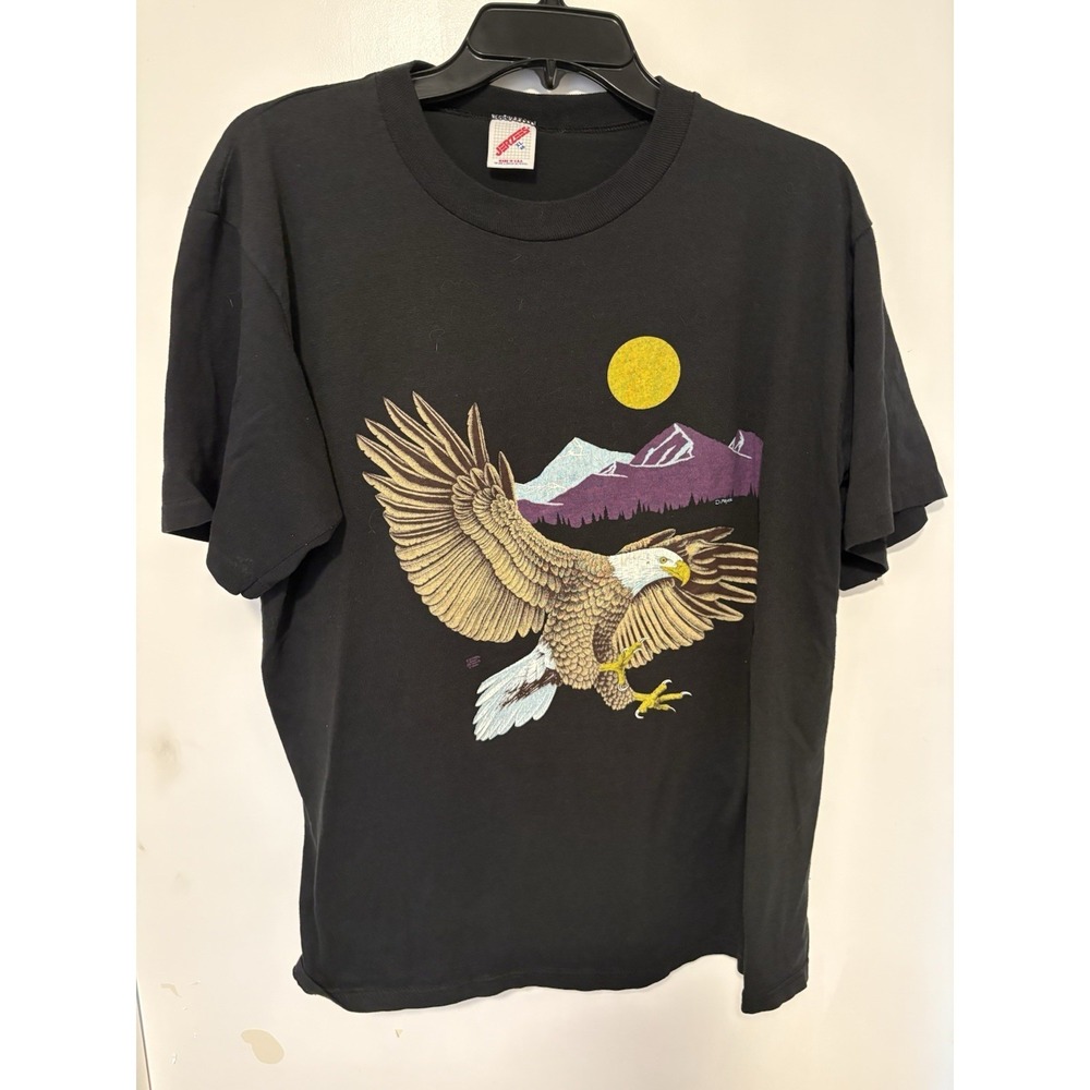Vintage Nature Eagle T-shirt Size XL